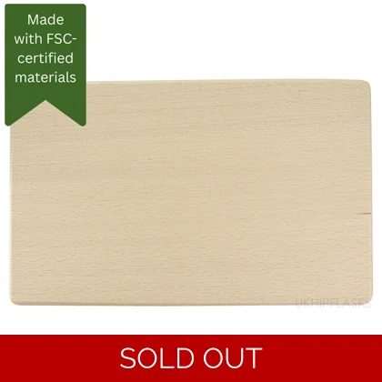 Beech Wood - Rectangular - Plain - Small - Untreated Chopping Board